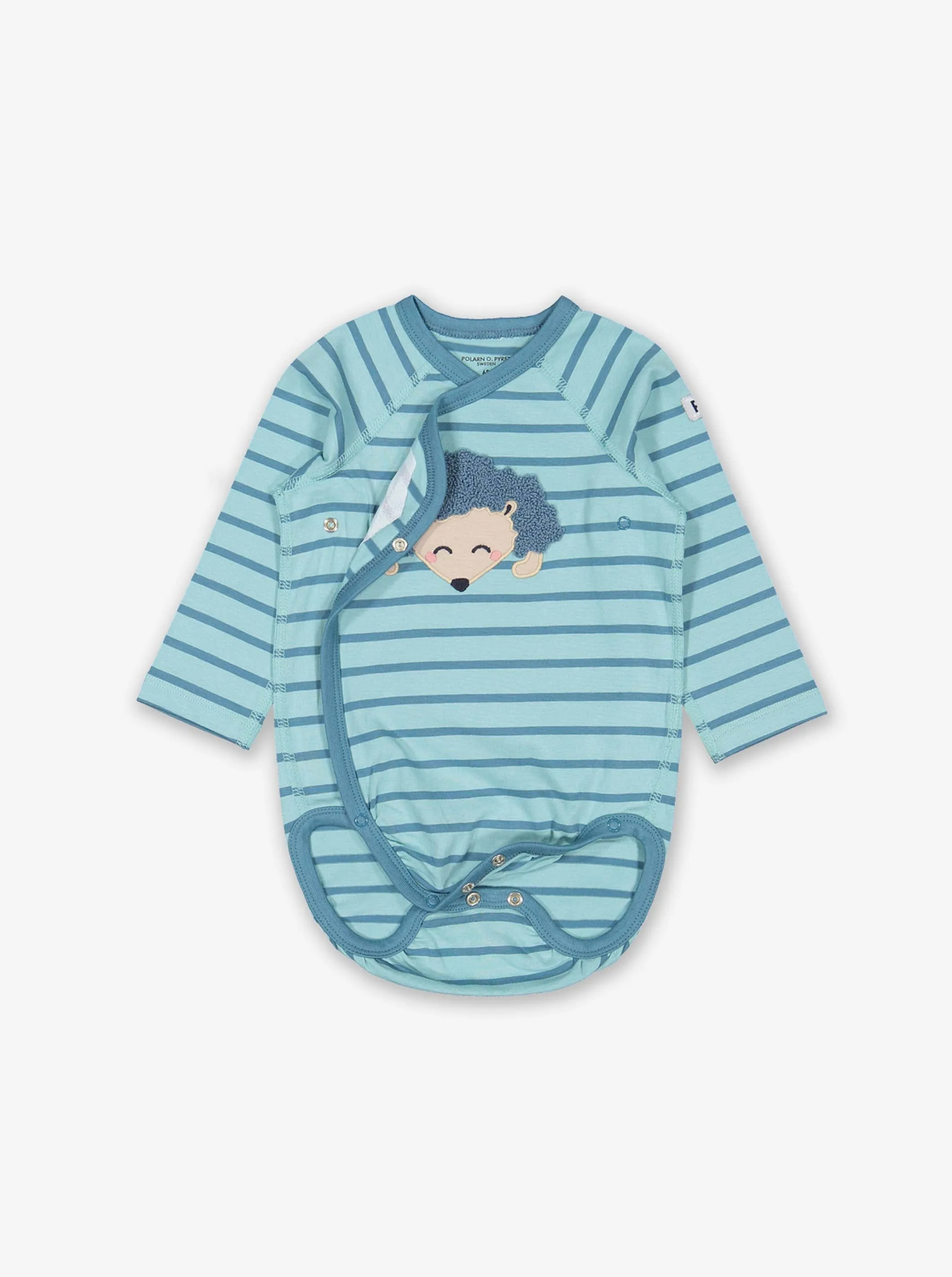 Hedgehog Wraparound Baby Bodysuit