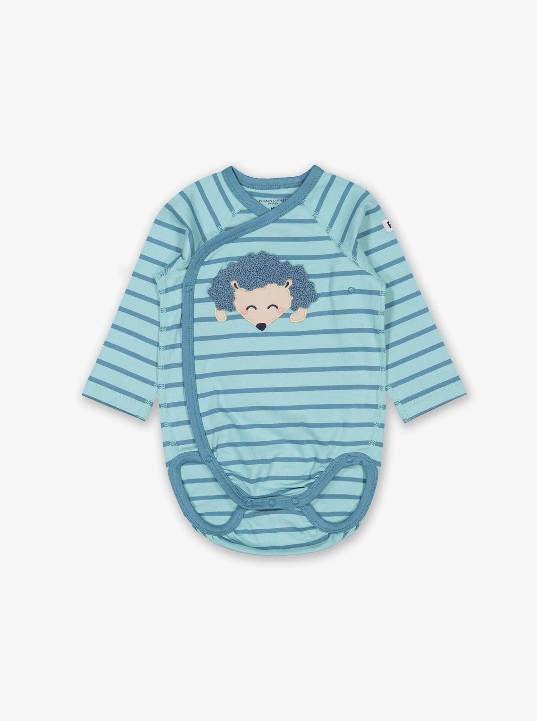 Hedgehog Wraparound Baby Bodysuit