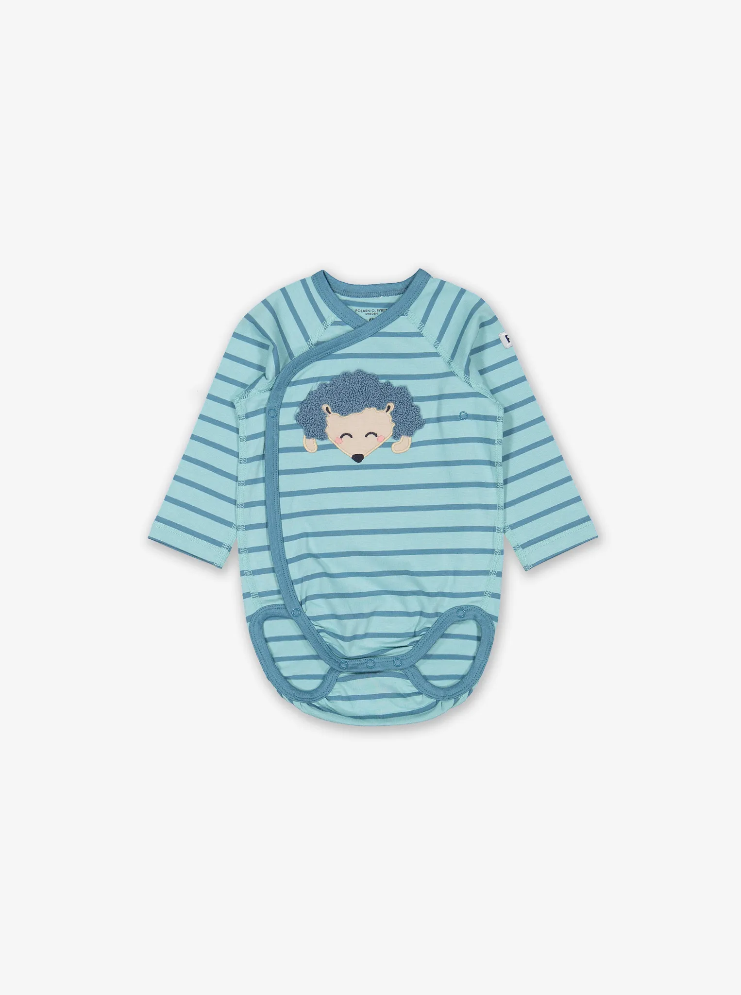 Hedgehog Wraparound Baby Bodysuit