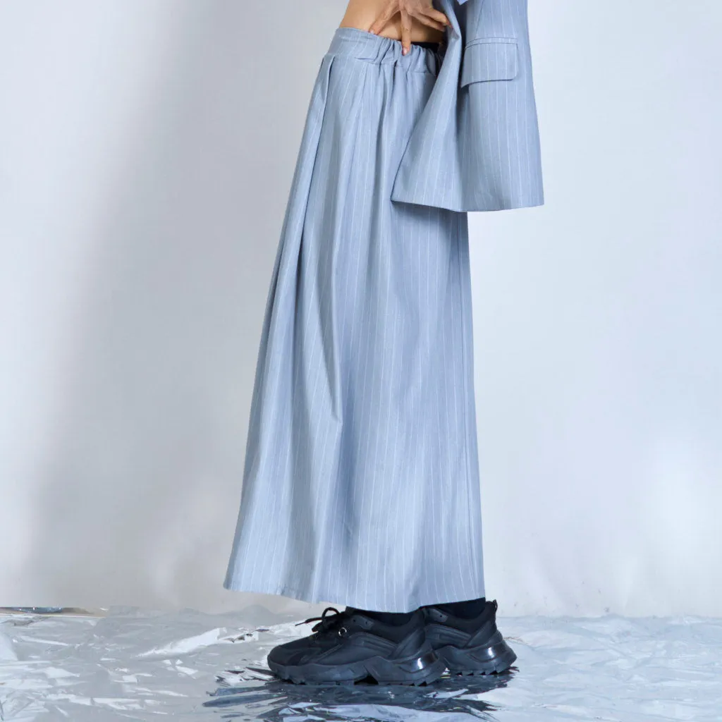 Midi pinstripes skirt wholesale