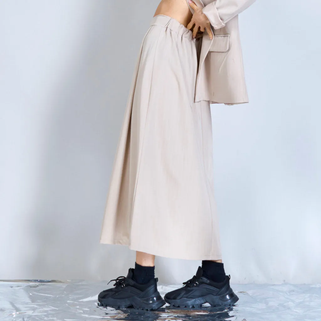 Midi pinstripes skirt wholesale