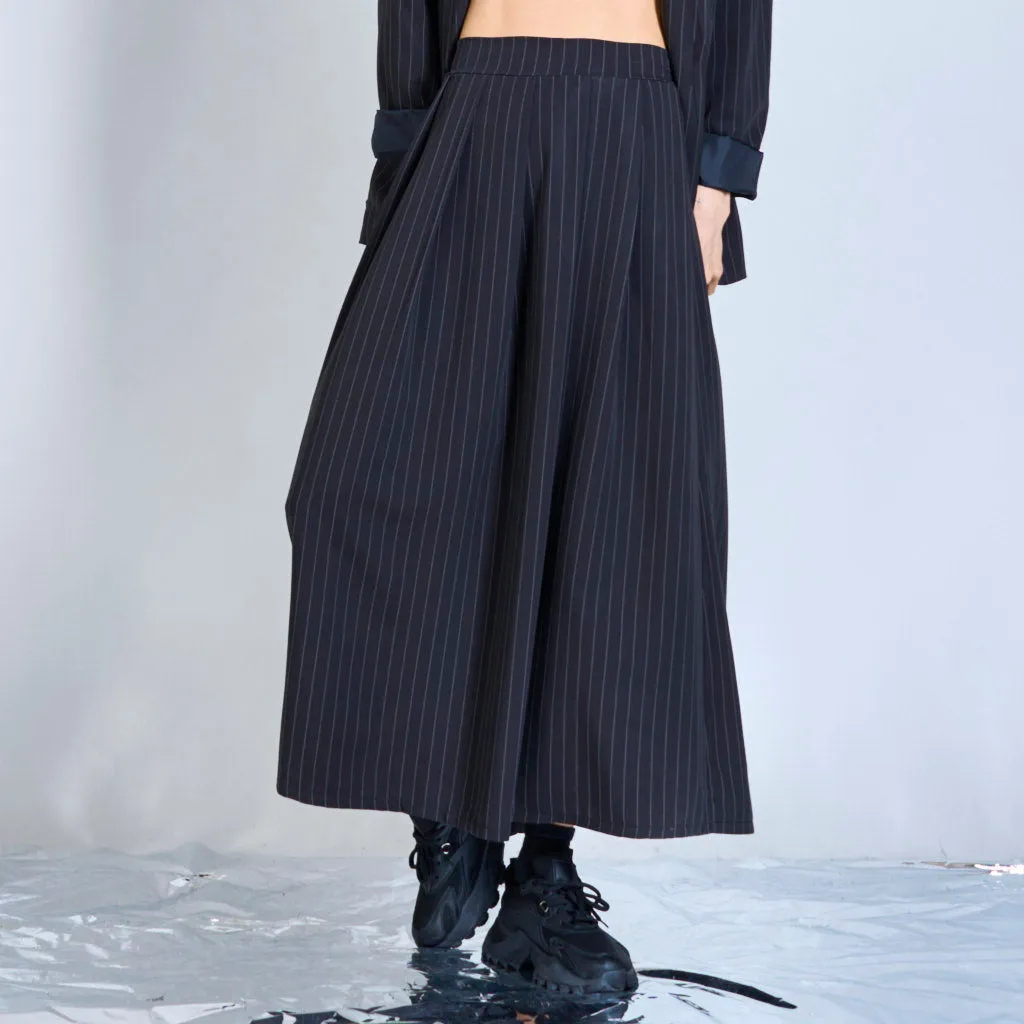 Midi pinstripes skirt wholesale