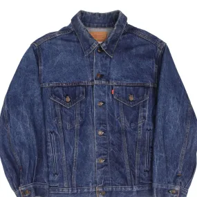 VINTAGE LEVIS TYPE 3 DENIM JACKET 4 POCKETS 1980S SIZE 48 MADE IN USA
